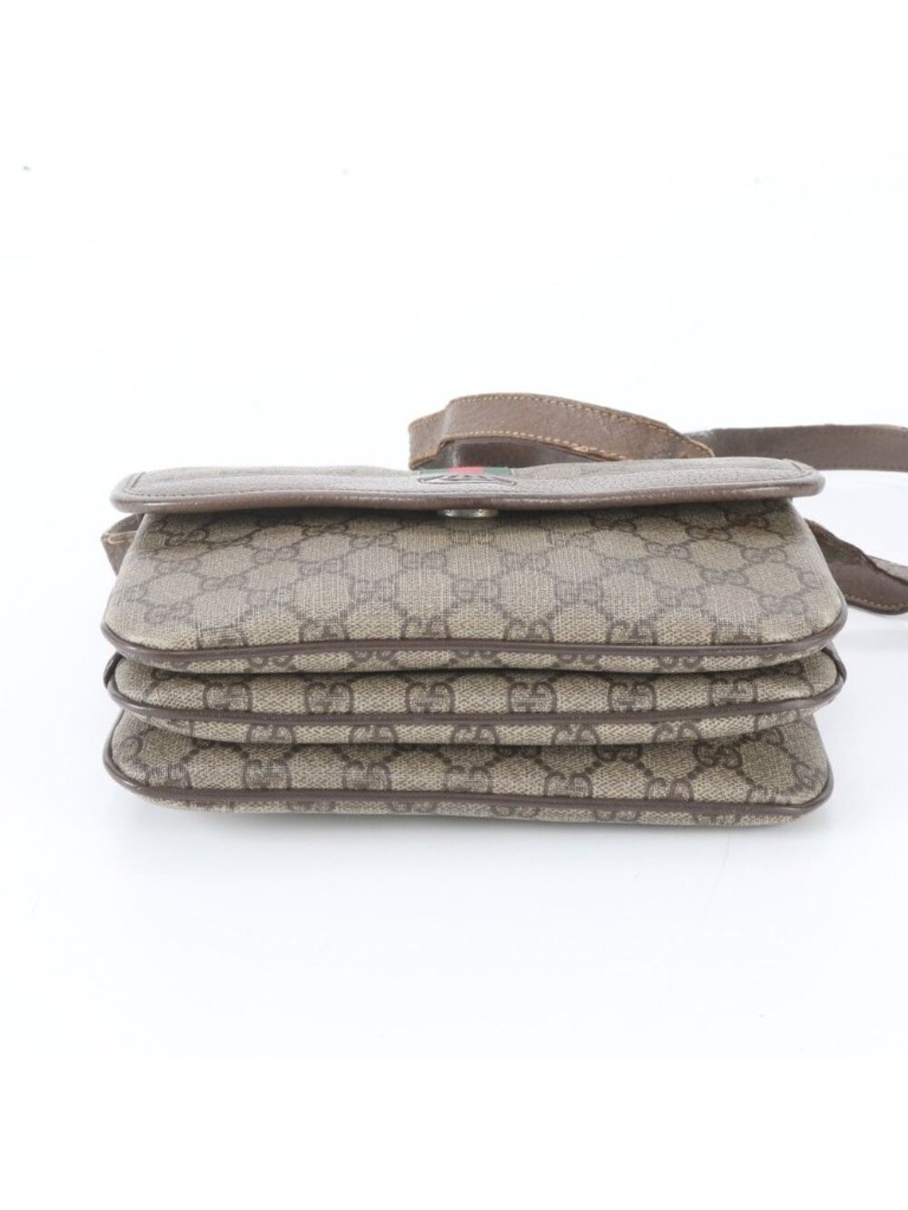 Gucci Vintage GG Supreme Sherry Line Leather Shoulder Bag - Picture 6 of 10